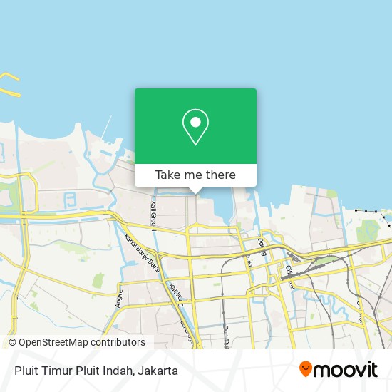 Pluit Timur Pluit Indah map