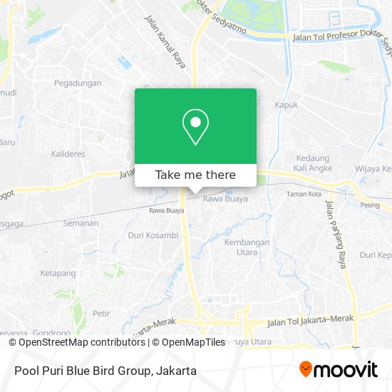 Pool Puri Blue Bird Group map