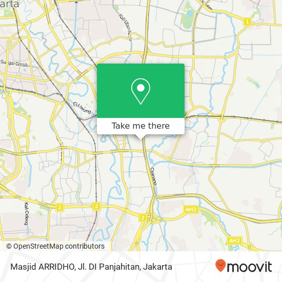 Masjid ARRIDHO, Jl. DI Panjahitan map