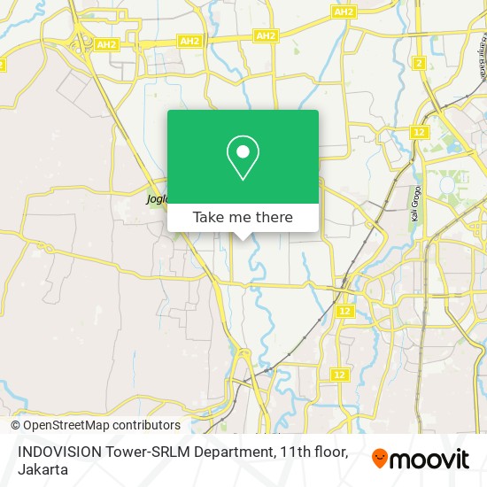 INDOVISION Tower-SRLM Department, 11th floor map