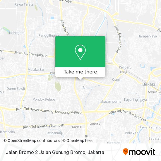 Jalan Bromo 2 Jalan Gunung Bromo map