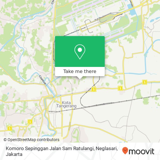 Komoro Sepinggan Jalan Sam Ratulangi, Neglasari map