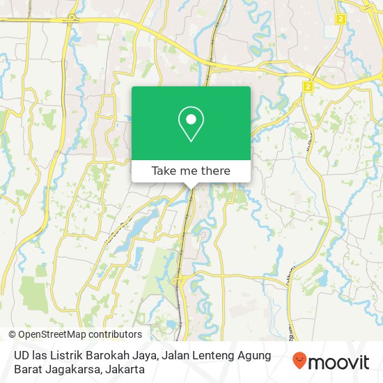 UD las Listrik Barokah Jaya, Jalan Lenteng Agung Barat Jagakarsa map