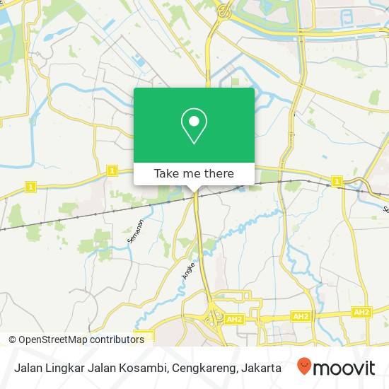 Jalan Lingkar Jalan Kosambi, Cengkareng map