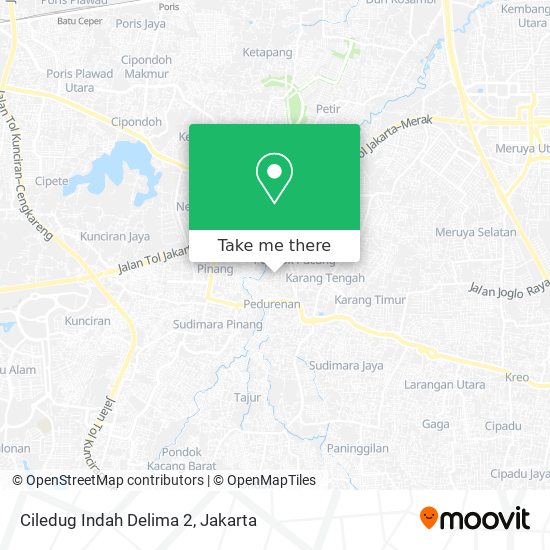 Ciledug Indah Delima 2 map