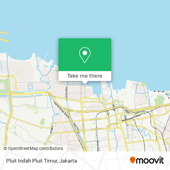 Pluit Indah Pluit Timur map