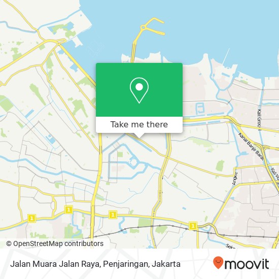 Jalan Muara Jalan Raya, Penjaringan map