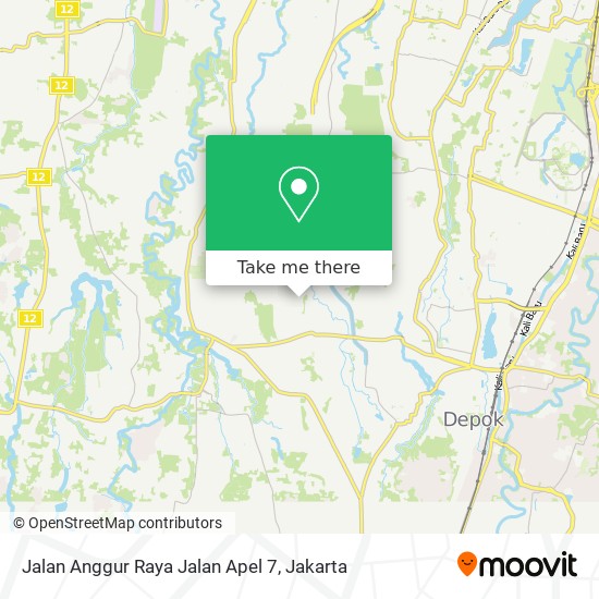 Jalan Anggur Raya Jalan Apel 7 map