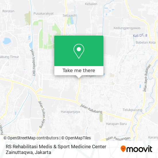 RS Rehabilitasi Medis & Sport Medicine Center Zainuttaqwa map