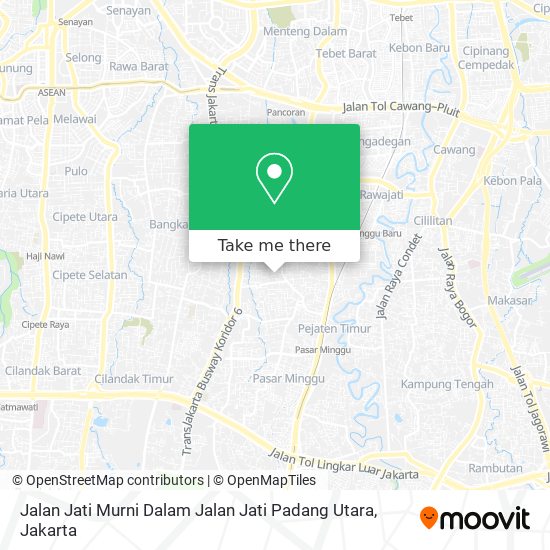 Jalan Jati Murni Dalam Jalan Jati Padang Utara map