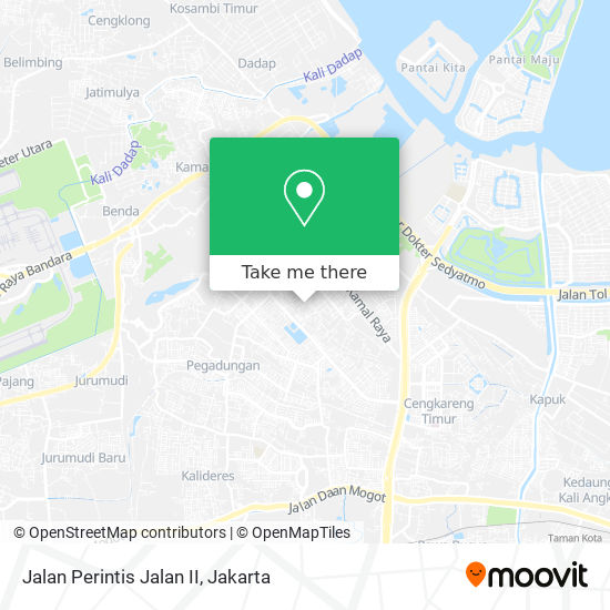 Jalan Perintis Jalan II map