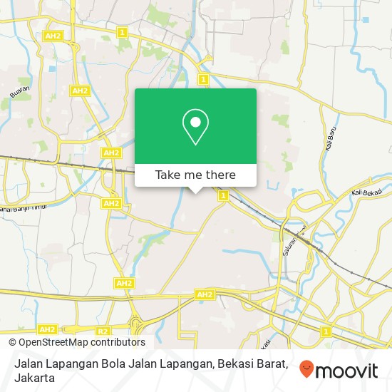 Jalan Lapangan Bola Jalan Lapangan, Bekasi Barat map