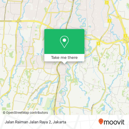 Jalan Raiman Jalan Raya 2 map