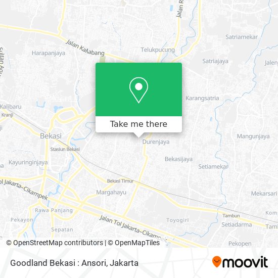 Goodland Bekasi : Ansori map
