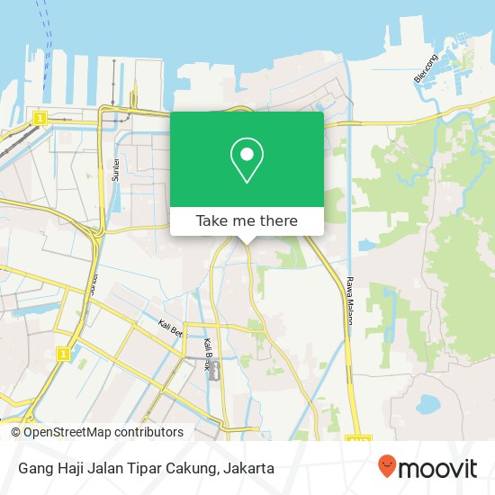 Gang Haji Jalan Tipar Cakung map