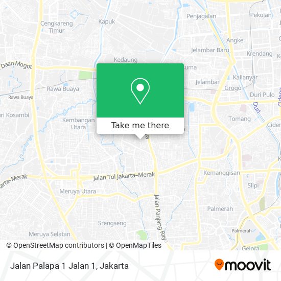 Jalan Palapa 1 Jalan 1 map
