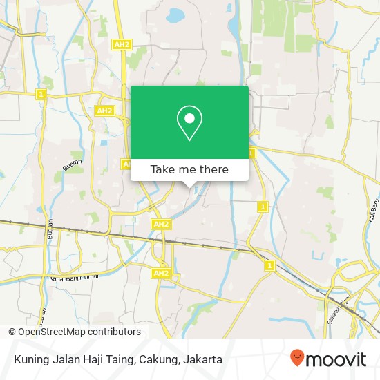 Kuning Jalan Haji Taing, Cakung map