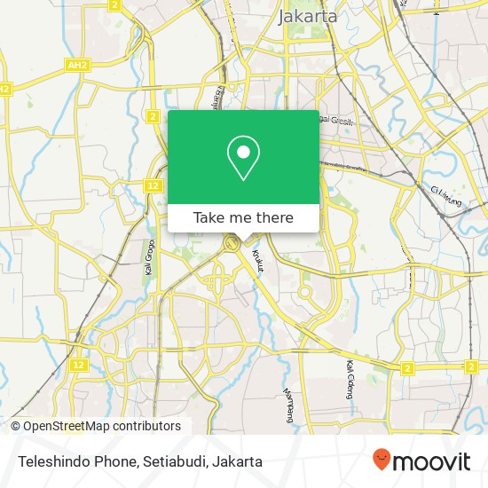 Teleshindo Phone, Setiabudi map