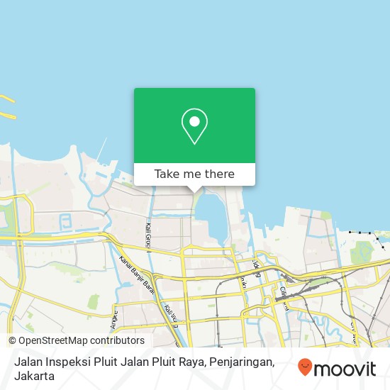 Jalan Inspeksi Pluit Jalan Pluit Raya, Penjaringan map