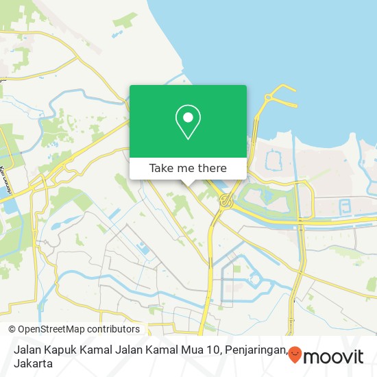 Jalan Kapuk Kamal Jalan Kamal Mua 10, Penjaringan map