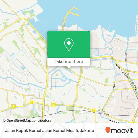 Jalan Kapuk Kamal Jalan Kamal Mua 5 map