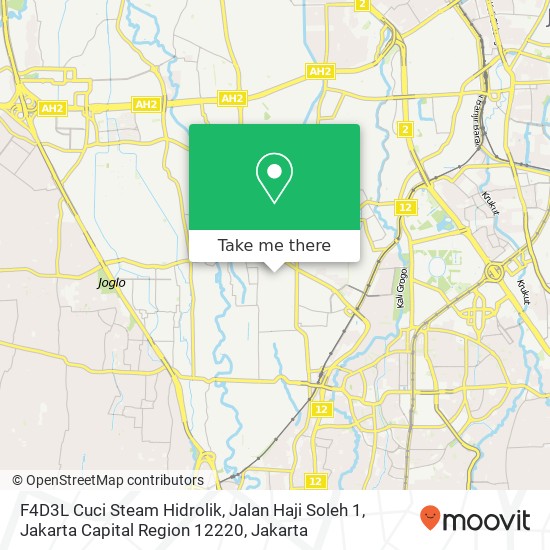 F4D3L Cuci Steam Hidrolik, Jalan Haji Soleh 1, Jakarta Capital Region 12220 map