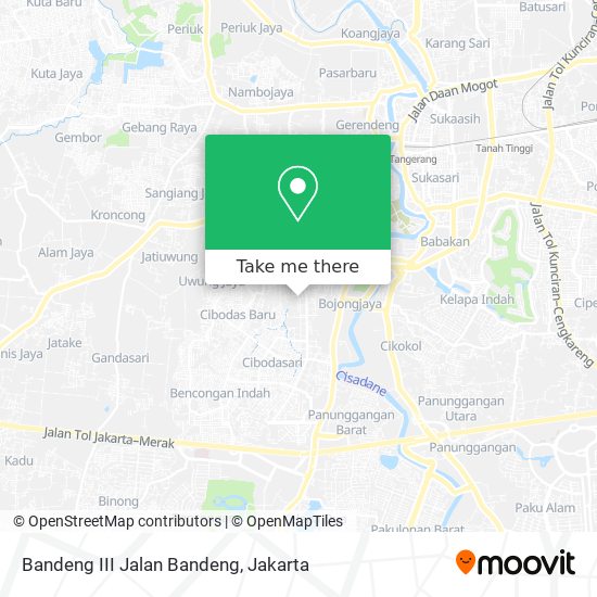 Bandeng III Jalan Bandeng map