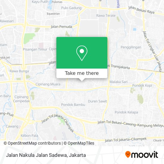 Jalan Nakula Jalan Sadewa map