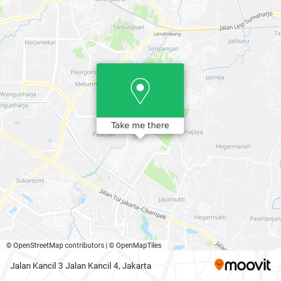 Jalan Kancil 3 Jalan Kancil 4 map
