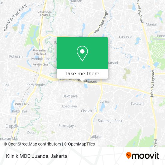 Klinik MDC Juanda map