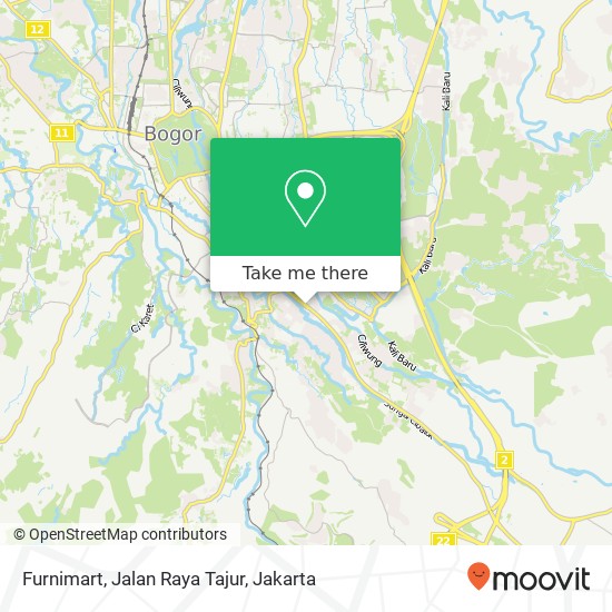 Furnimart, Jalan Raya Tajur map