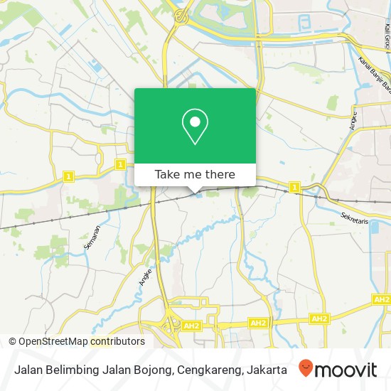 Jalan Belimbing Jalan Bojong, Cengkareng map