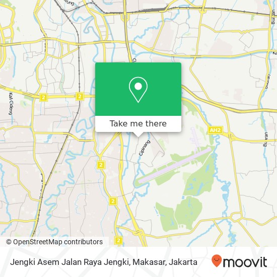 Jengki Asem Jalan Raya Jengki, Makasar map