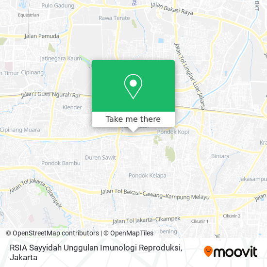 RSIA Sayyidah Unggulan Imunologi Reproduksi map