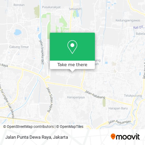 Jalan Punta Dewa Raya map