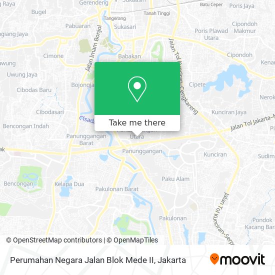 Perumahan Negara Jalan Blok Mede II map