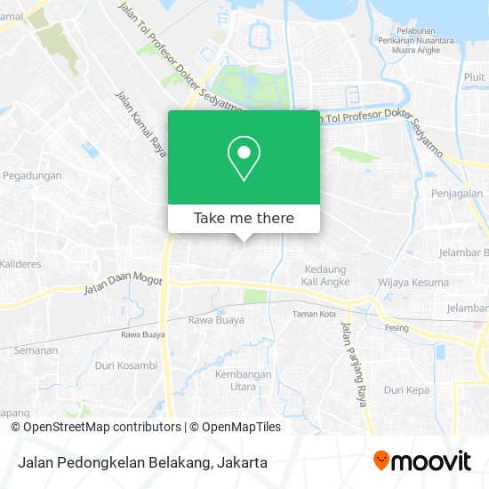 Jalan Pedongkelan Belakang map