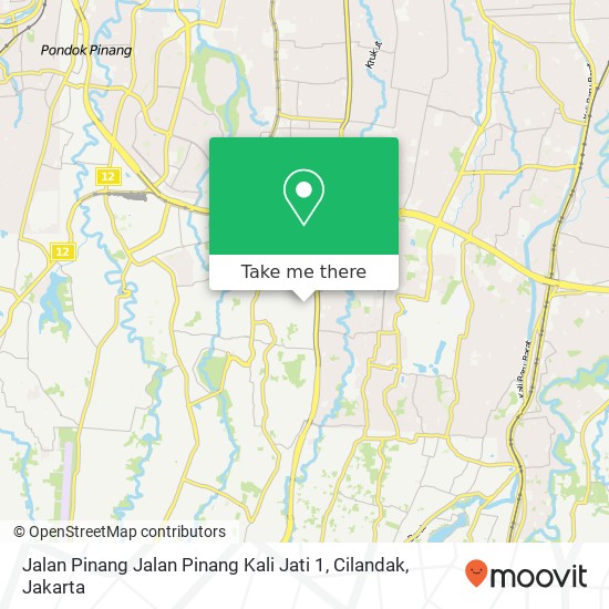 Jalan Pinang Jalan Pinang Kali Jati 1, Cilandak map