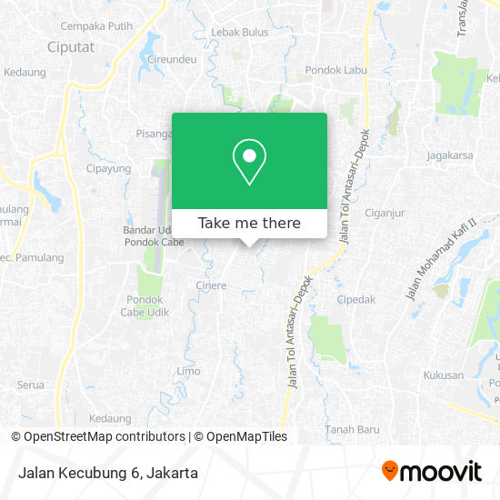 Jalan Kecubung 6 map