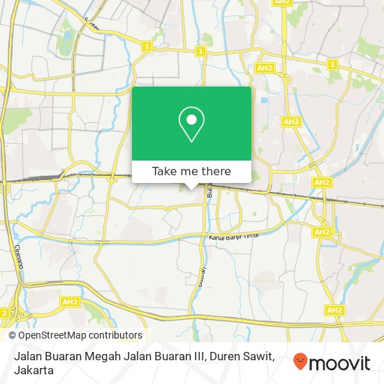 Jalan Buaran Megah Jalan Buaran III, Duren Sawit map