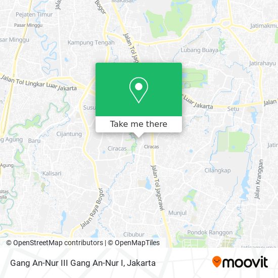 Gang An-Nur III Gang An-Nur I map