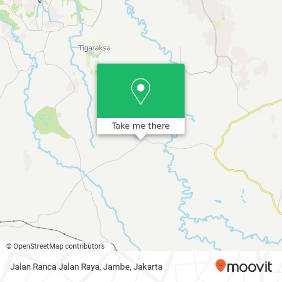 Jalan Ranca Jalan Raya, Jambe map