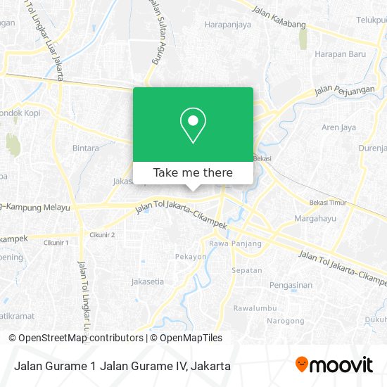 Jalan Gurame 1 Jalan Gurame IV map