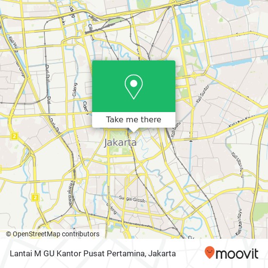 Lantai M GU Kantor Pusat Pertamina map