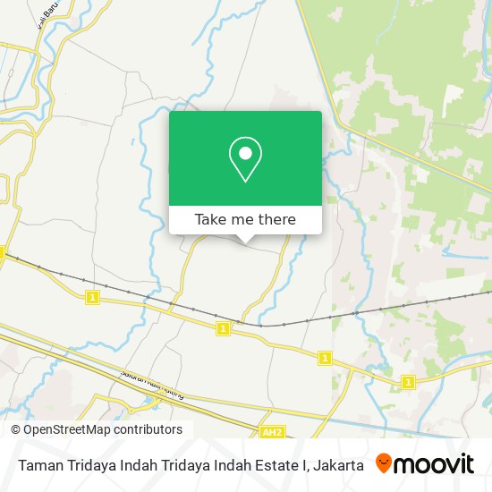 Taman Tridaya Indah Tridaya Indah Estate I map