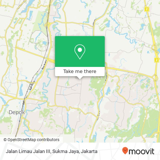 Jalan Limau Jalan III, Sukma Jaya map