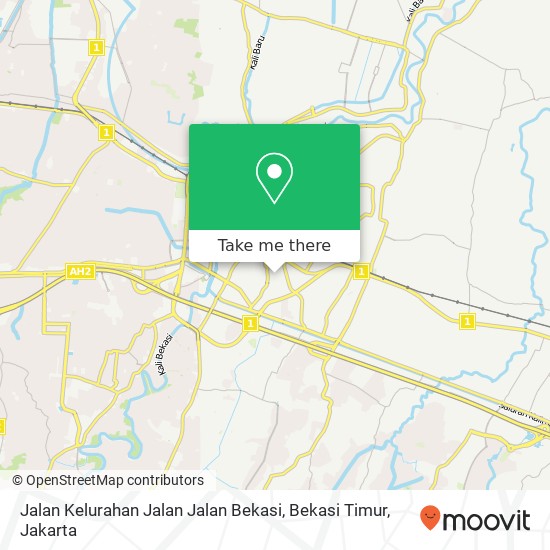 Jalan Kelurahan Jalan Jalan Bekasi, Bekasi Timur map