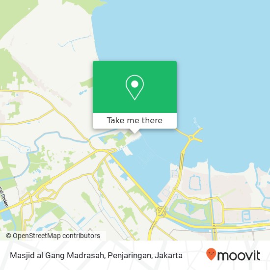 Masjid al Gang Madrasah, Penjaringan map