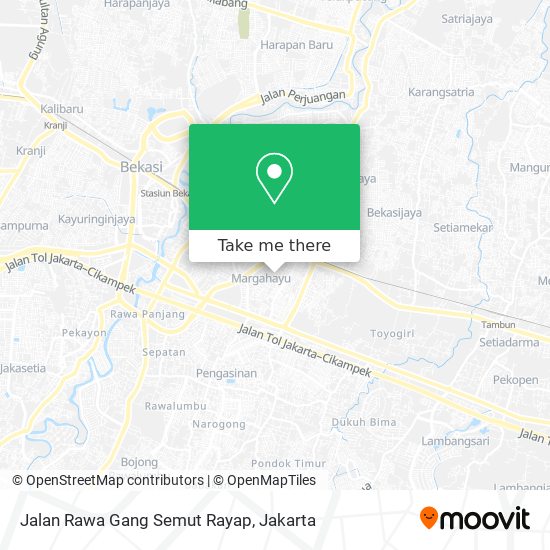 Jalan Rawa Gang Semut Rayap map