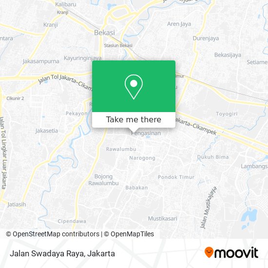 Jalan Swadaya Raya map